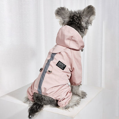 Waterproof Reflective Dog Raincoat