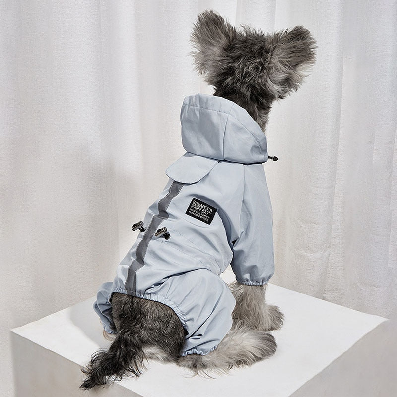Waterproof Reflective Dog Raincoat